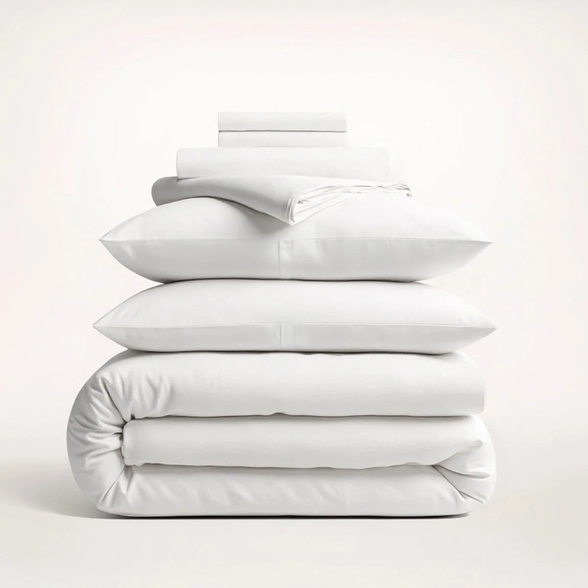 Duvet Cover Set Cotton Sateen Finish Matching Pillowcases