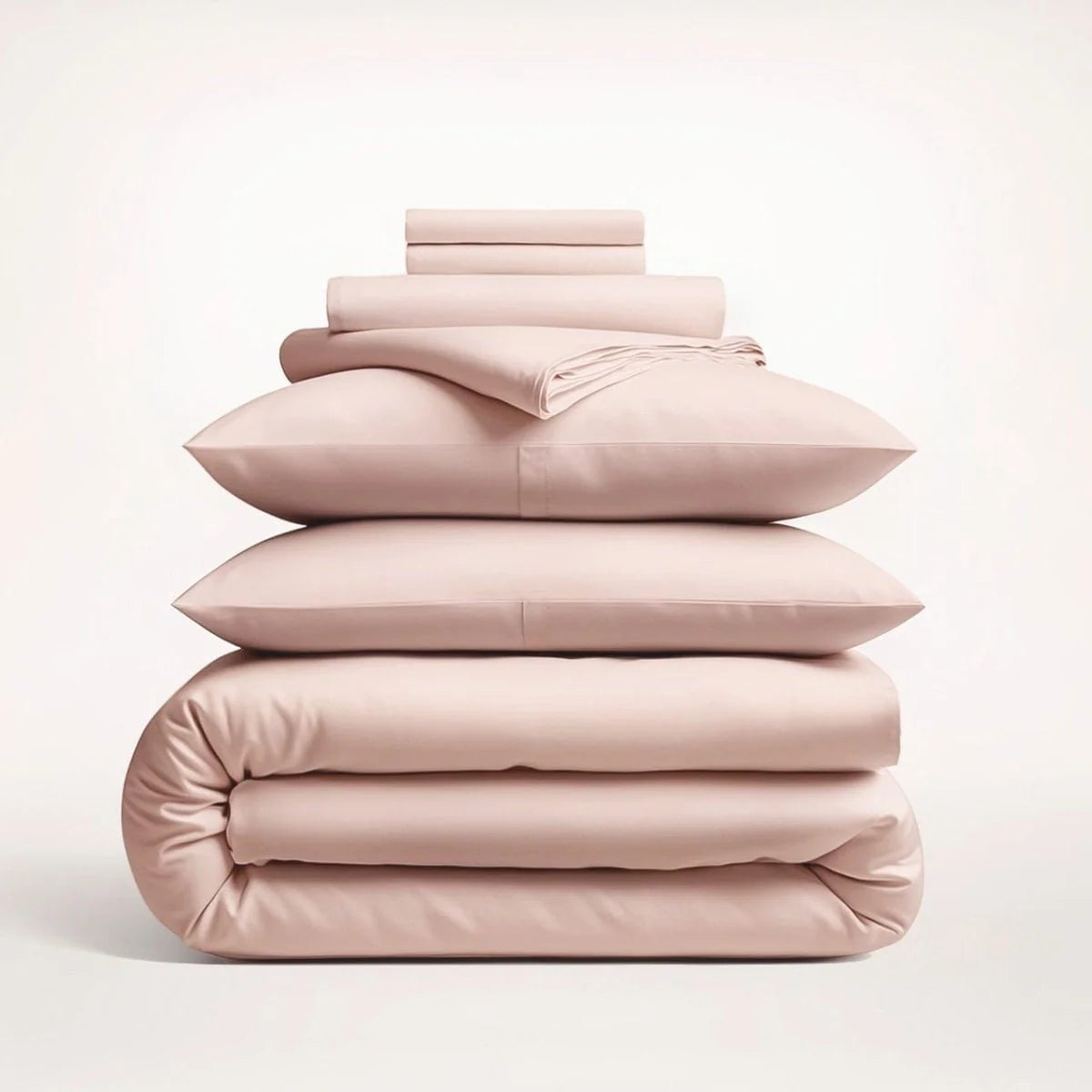 Duvet Cover Set Cotton Sateen Finish Matching Pillowcases