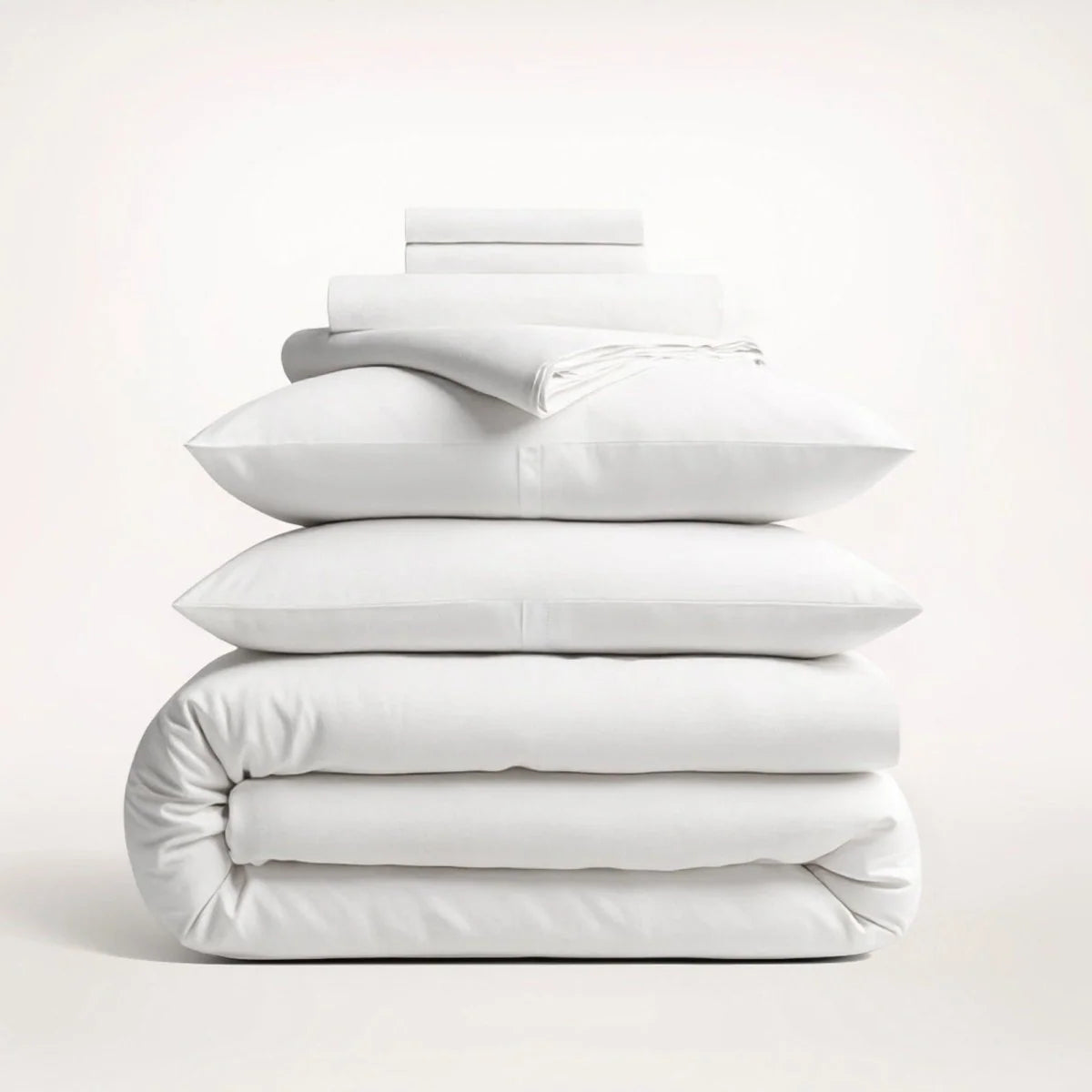Duvet Cover Set Cotton Sateen Matching Pillowcases Included
