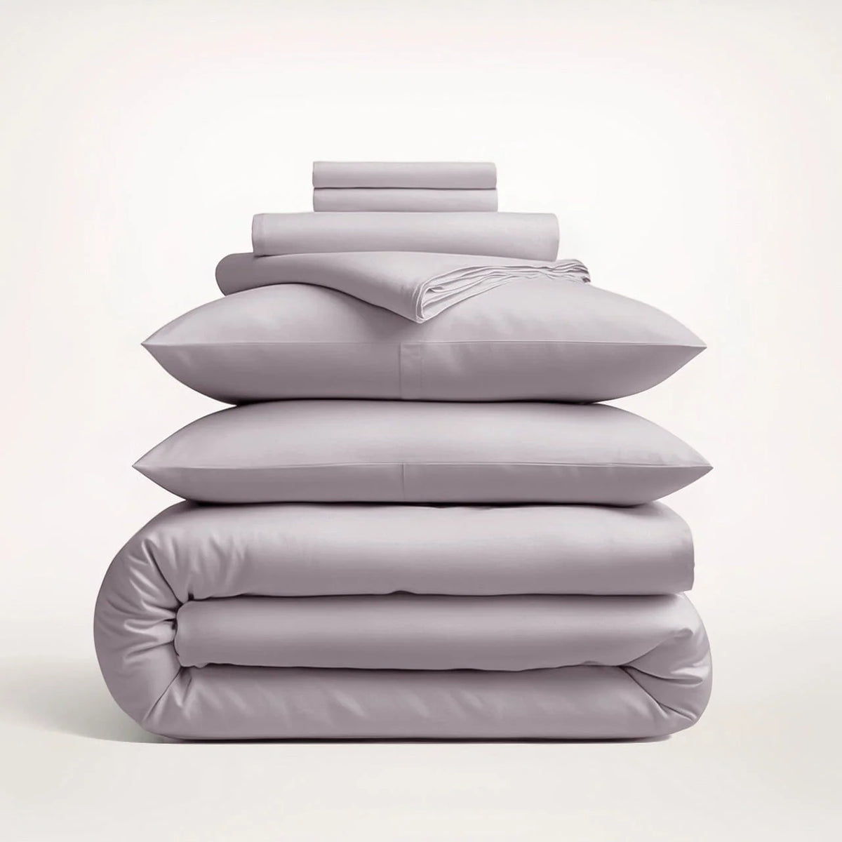 Duvet Cover Set Cotton Sateen Matching Pillowcases Included