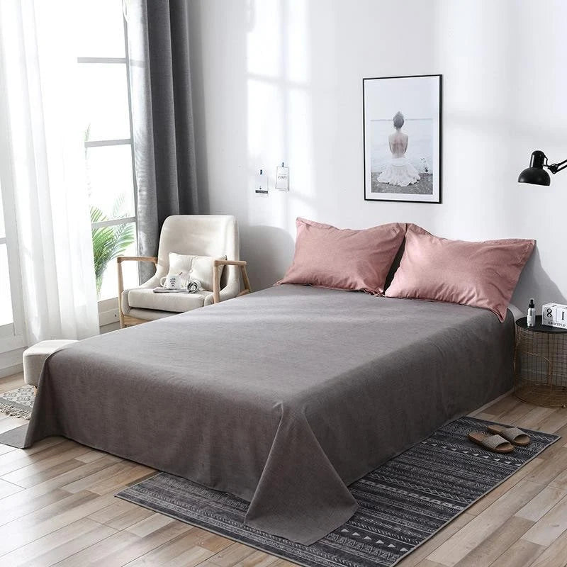 Duvet Cover Set Reversible Brushed Microfiber Wrinkle-Resistant