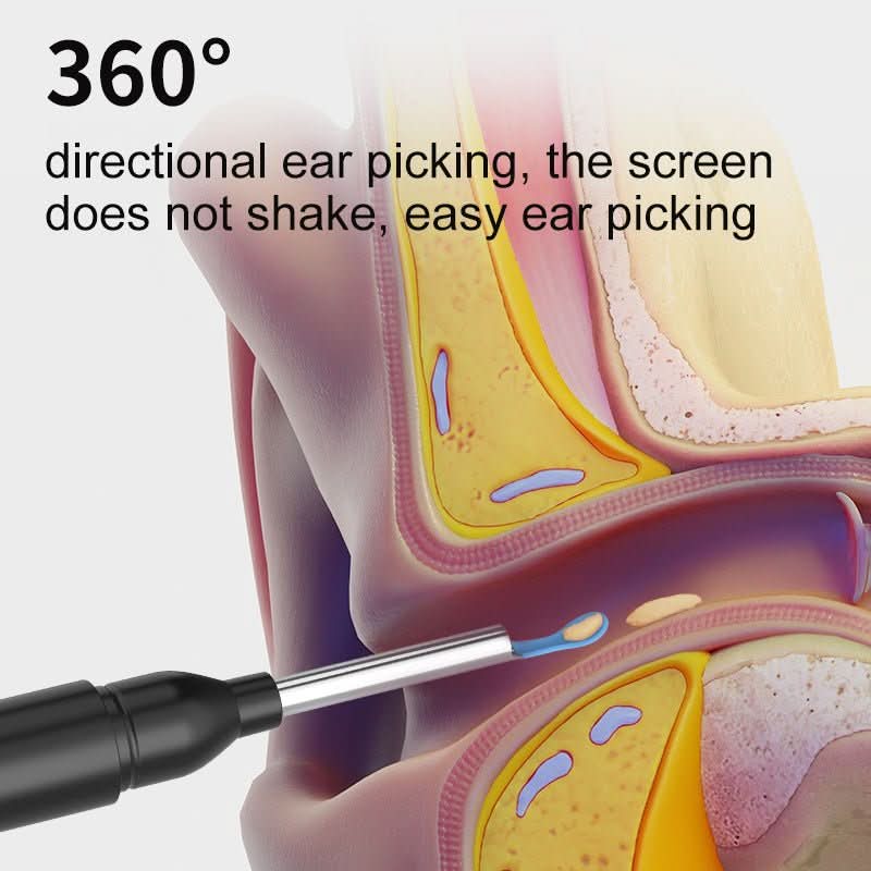Ear Cleaner Camera HD Wireless Six LED Lights