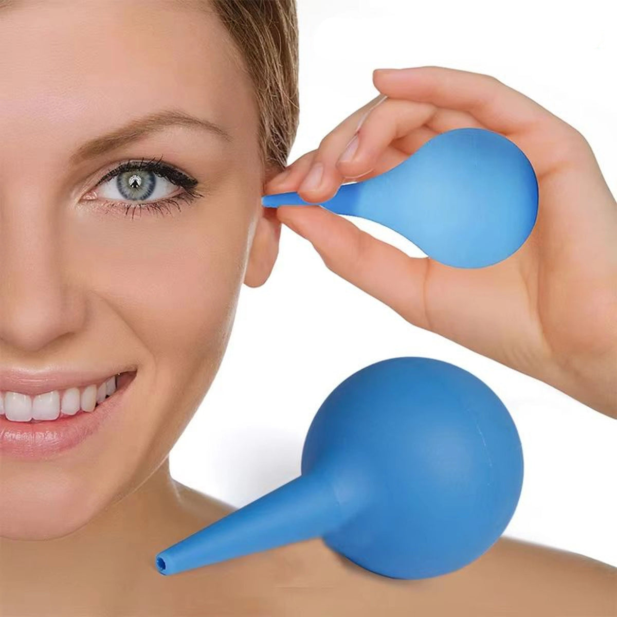 Ear Irrigation Kit Soft Tip Syringe & Air Blower