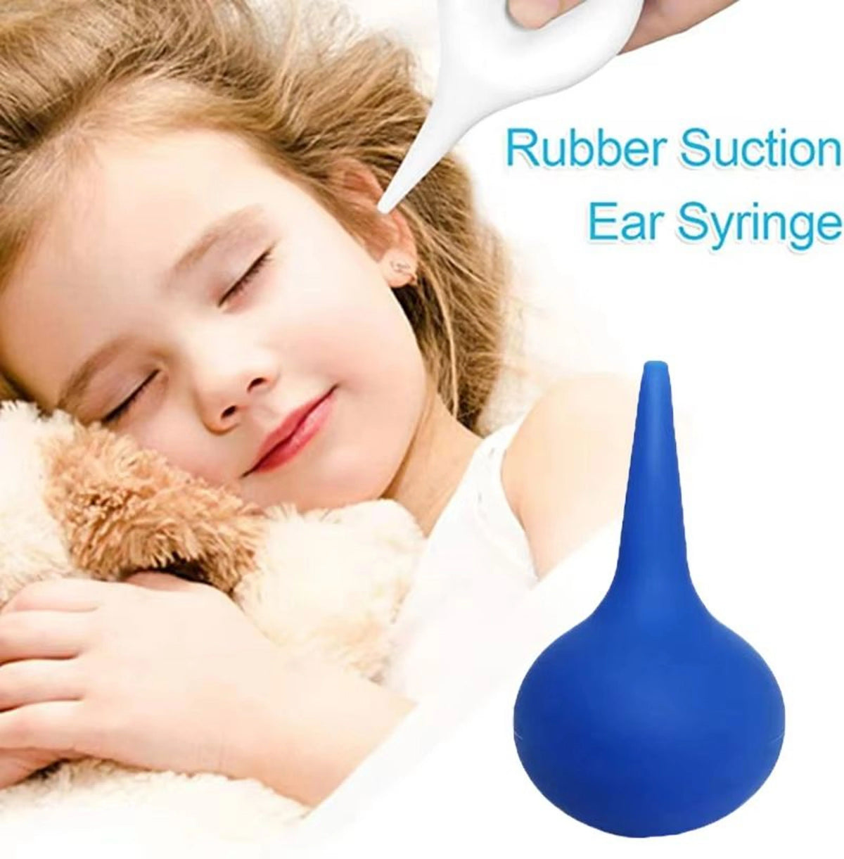 Ear Irrigation Kit Soft Tip Syringe & Air Blower