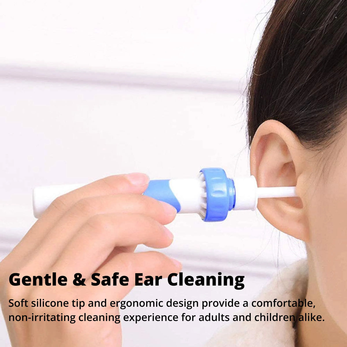 Ear Wax Removal Tool Gentle Suction Silicone Tip