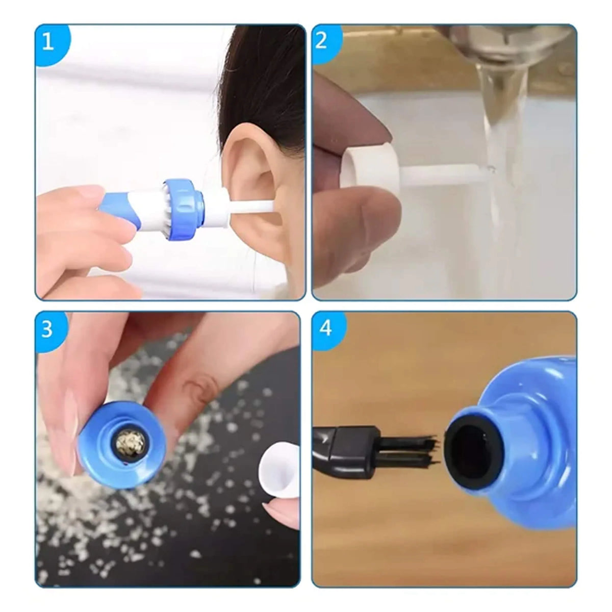 Ear Wax Removal Tool Gentle Suction Silicone Tip
