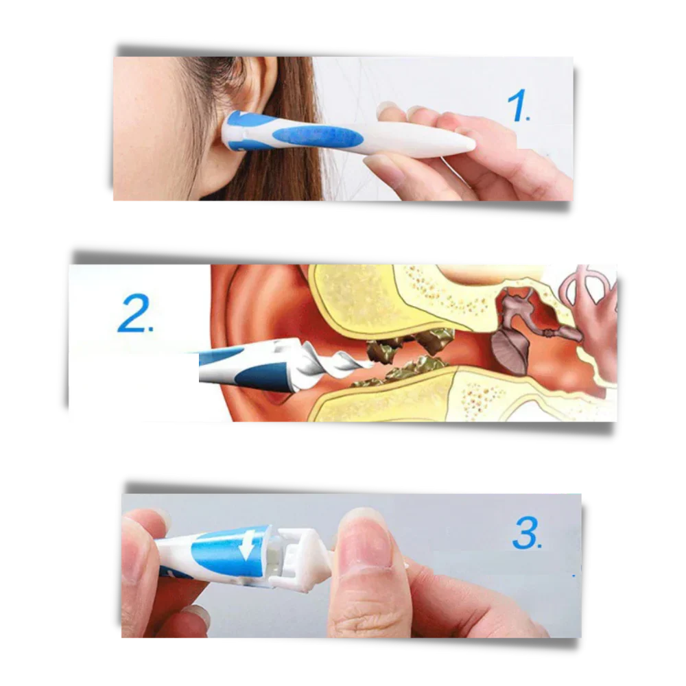 Ear Wax Removal Tool Soft Silicone Tips Set of 16