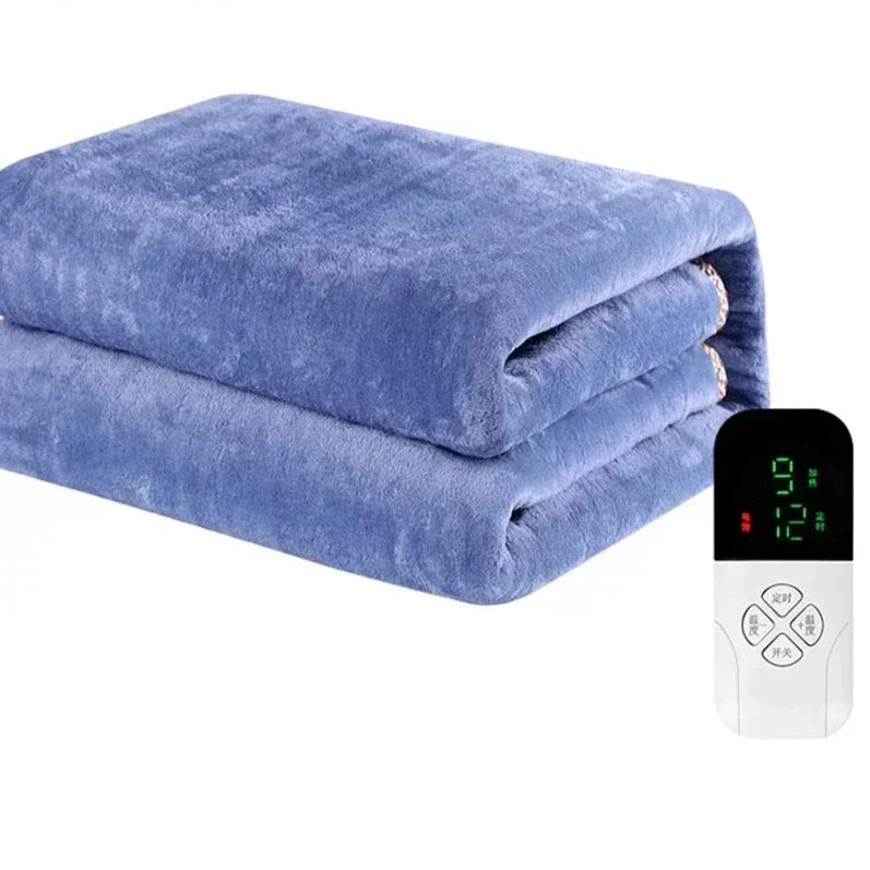 Electric Blanket Adjustable Thermostat Overheat Protection Auto Shut-Off