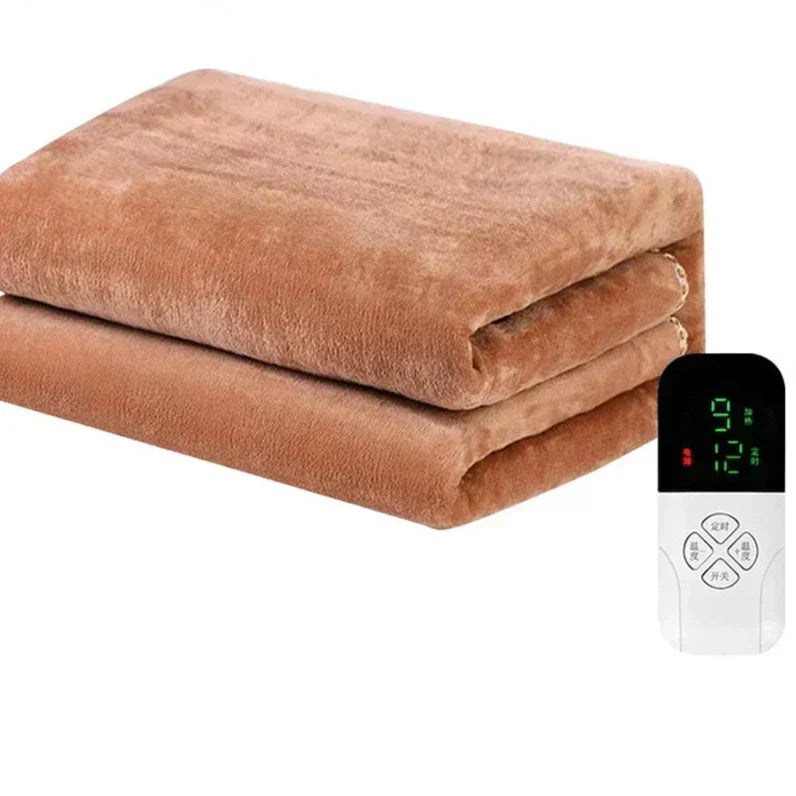Electric Blanket Adjustable Thermostat Overheat Protection Auto Shut-Off
