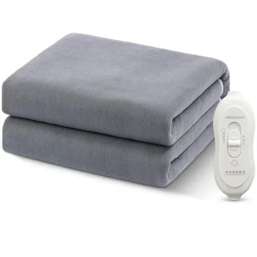 Electric Blanket Adjustable Thermostat Overheat Protection Auto Shut-Off