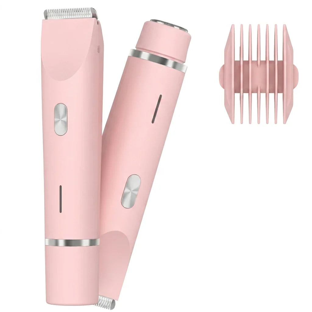Electric Body Hair Remover Shaver & Trimmer Wet and Dry Rechargeable Cordless