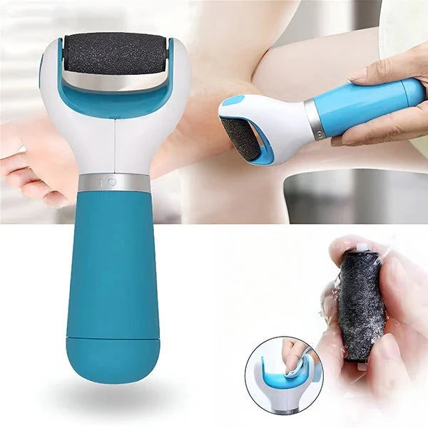 Electric Foot File Rechargeable Cordless Rotating Head