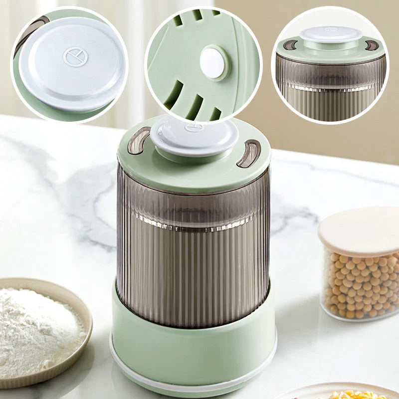 Electric Grain Mill Stainless Steel Bowl 1.1 lb Capacity