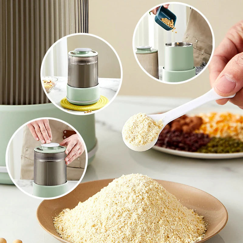 Electric Grain Mill Stainless Steel Bowl 1.1 lb Capacity
