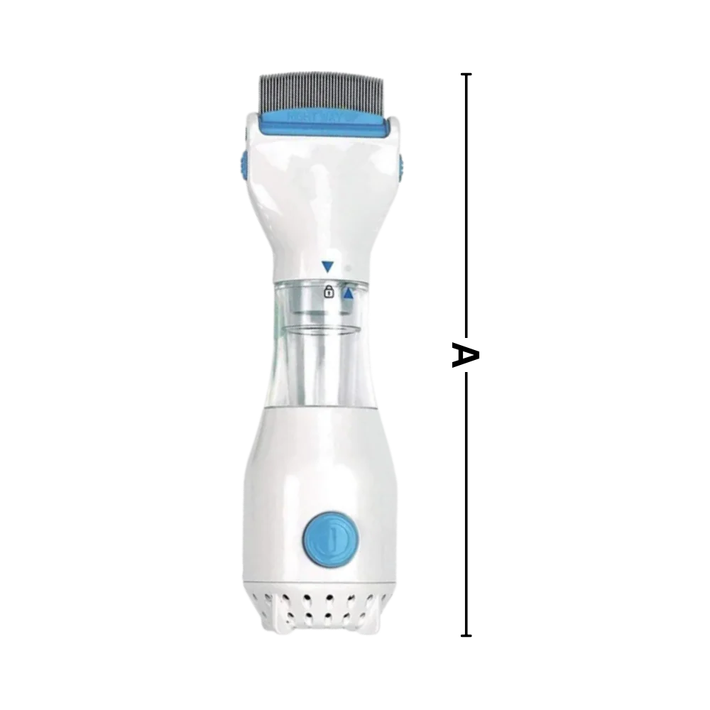 Electric Lice Comb Rounded Teeth Disposable Filter