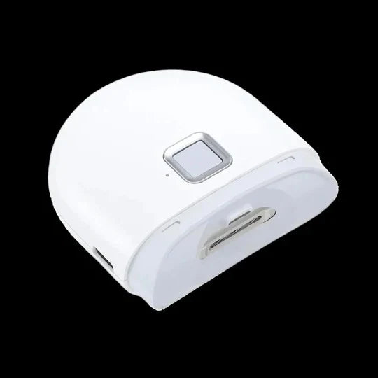 Electric Nail Clipper Dual Speed Automatic Grinding LED Light