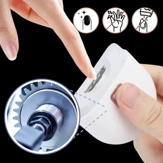 Electric Nail Clipper Dual-Speed Cordless Portable 4-Hour Battery Life