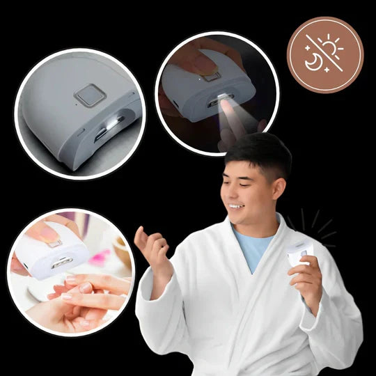 Electric Nail Clipper Dual-Speed Cordless Portable 4-Hour Battery Life