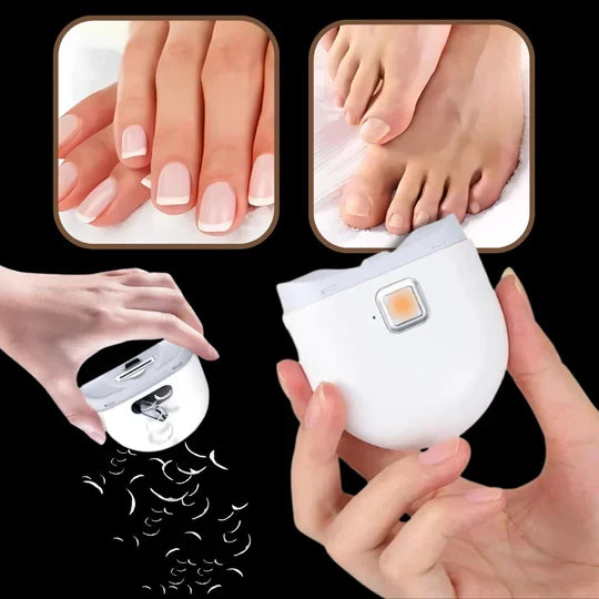 Electric Nail Clipper Dual-Speed Cordless Portable 4-Hour Battery Life