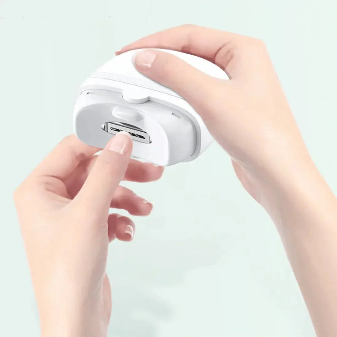 Electric Nail Clipper Guarded Blade LED Light USB-C Rechargeable