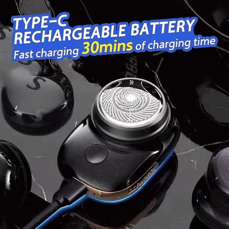 Electric Shaver Six-Blade Stainless Steel Wet or Dry USB Charging