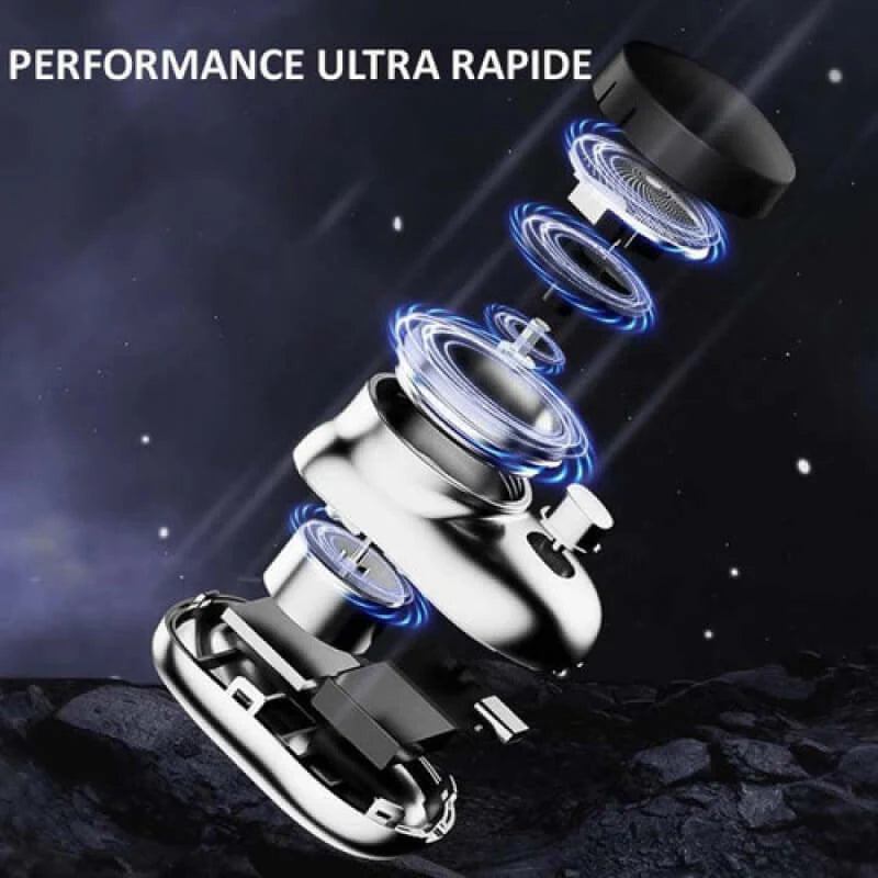 Electric Shaver Six-Blade Stainless Steel Wet or Dry USB Charging