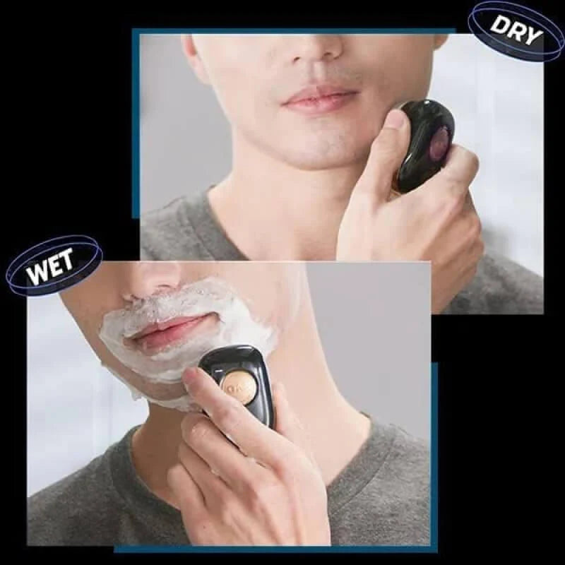 Electric Shaver Six-Blade Stainless Steel Wet or Dry USB Charging