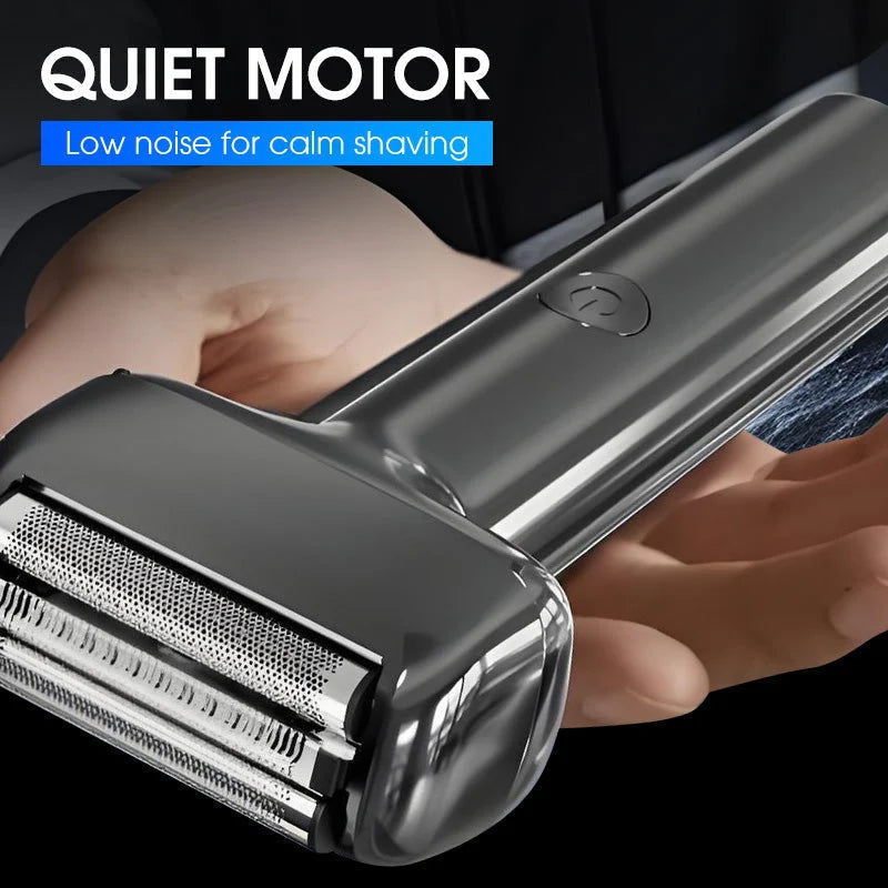 Electric Shaver Three Foil Heads Waterproof Rechargeable