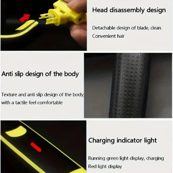 Electric Shaver & Trimmer Wet/Dry USB Rechargeable