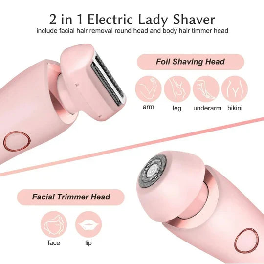 Electric Shaver Wet & Dry Waterproof 120-Minute Runtime