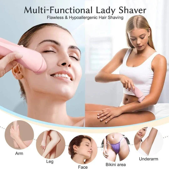 Electric Shaver Wet & Dry Waterproof 120-Minute Runtime