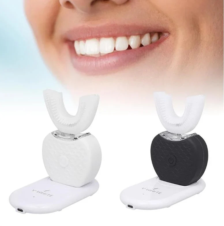 Electric Toothbrush U-Shaped Rechargeable With Blue Light