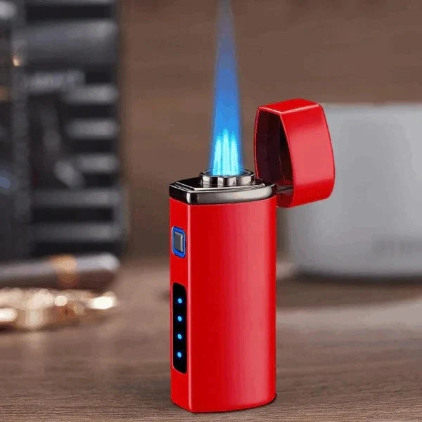 Electric Torch Lighter Wind Resistant USB Rechargeable Compact