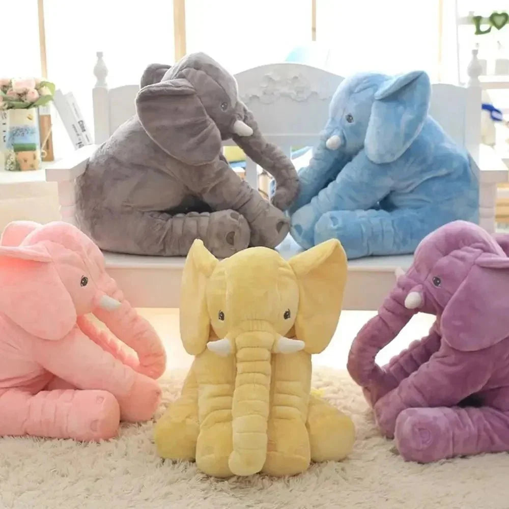 Elephant Plush Pillow Soft Cuddly Lightweight