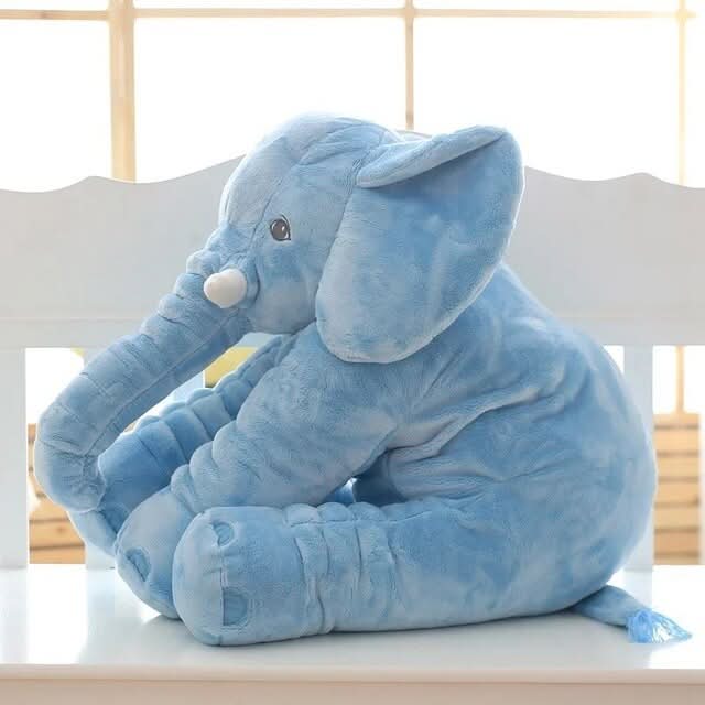 Elephant Plush Pillow Soft Cuddly Lightweight