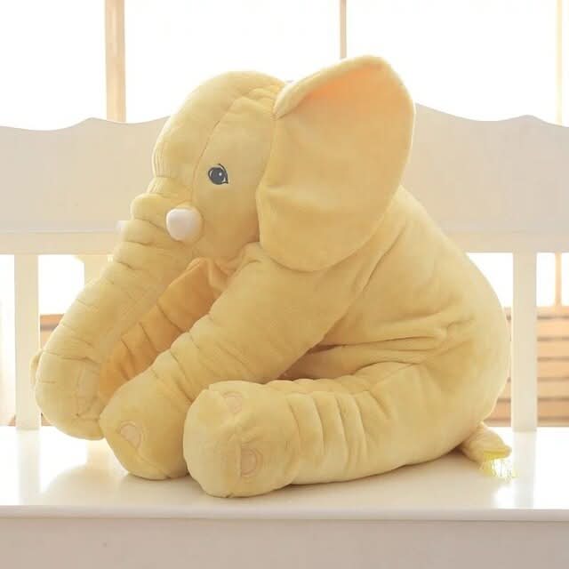 Elephant Plush Pillow Soft Cuddly Lightweight