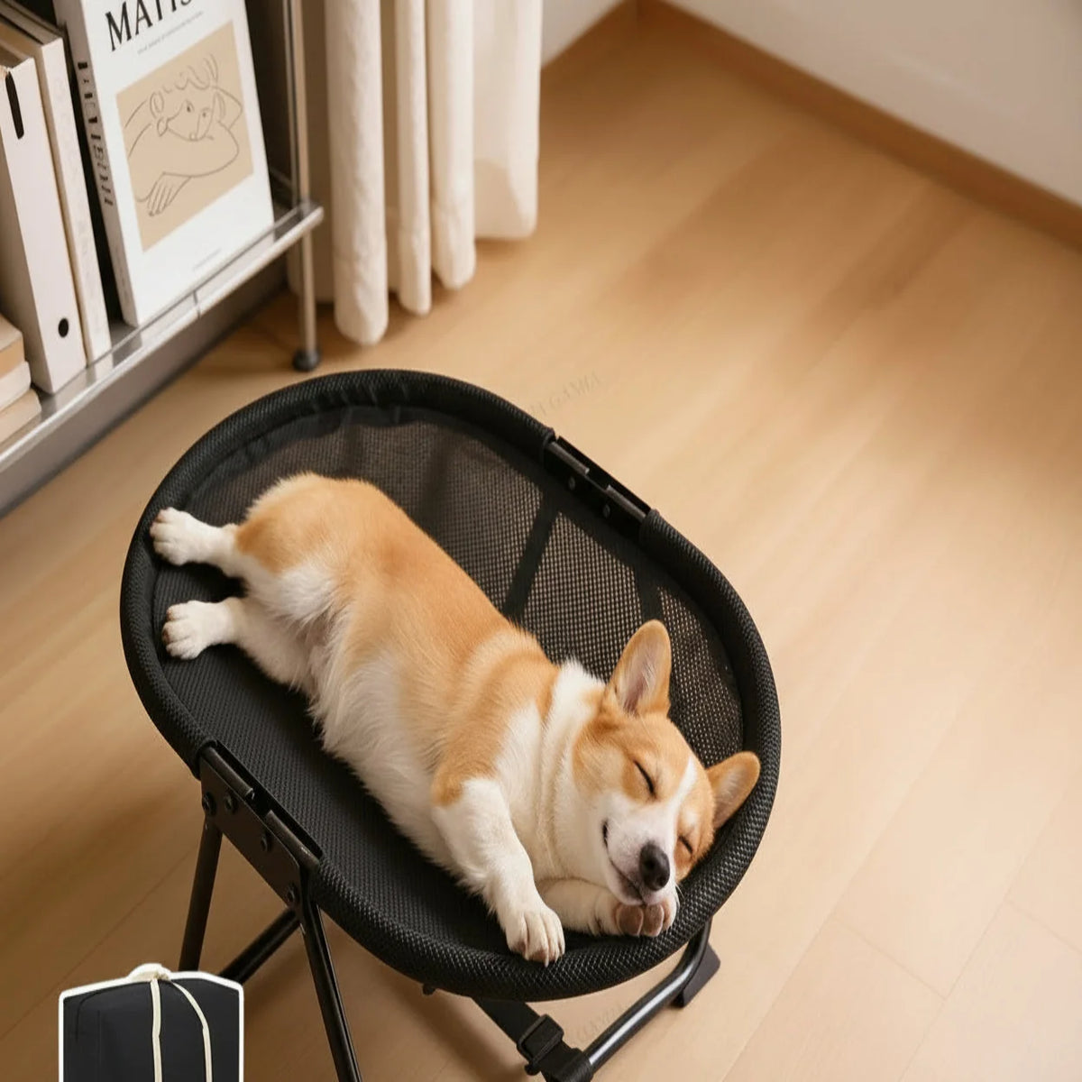 Elevated Pet Bed Breathable Mesh Foldable Frame