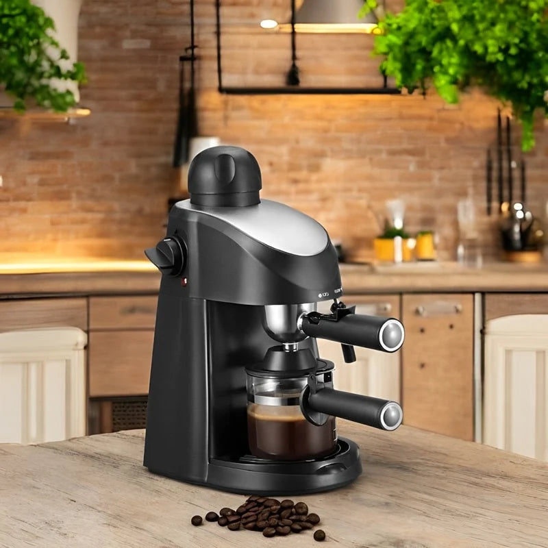 Espresso Machine Steam Wand Milk Frother 4-Cup Capacity