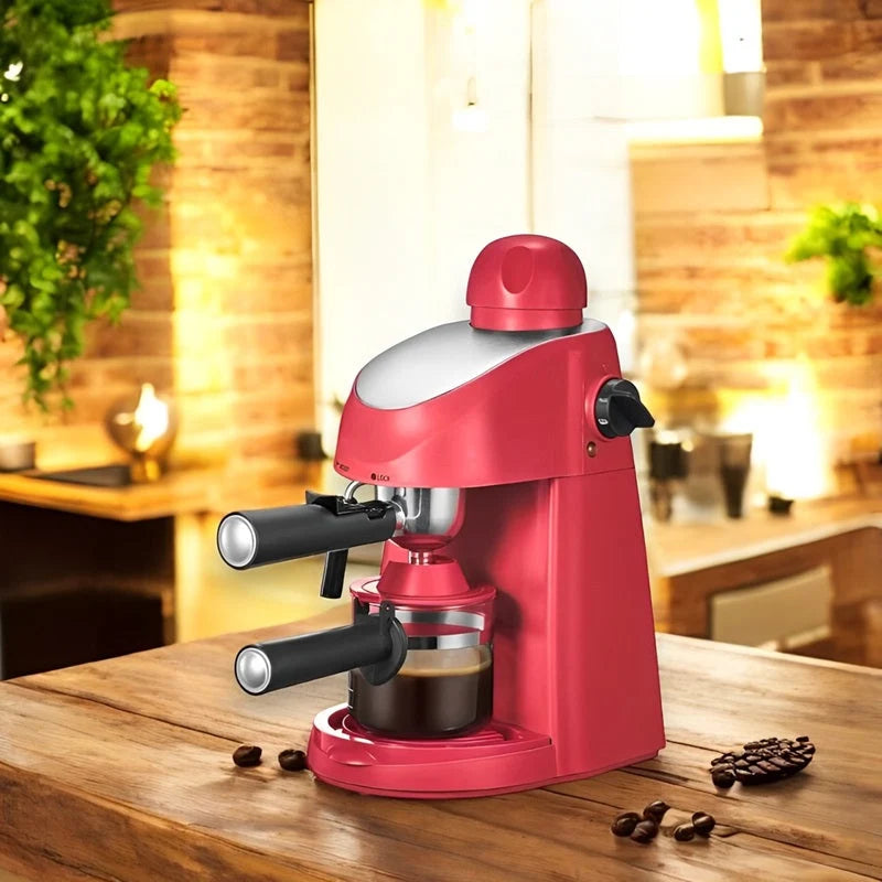 Espresso Machine Steam Wand Milk Frother 4-Cup Capacity