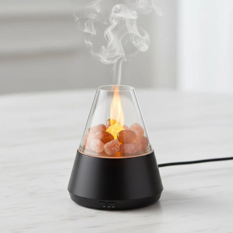 Essential Oil Diffuser Glass Natural Crystals 120ml