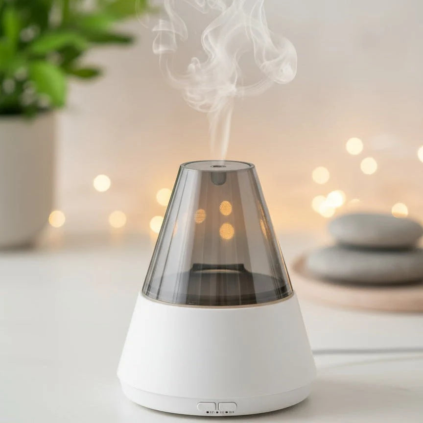 Essential Oil Diffuser Glass Natural Crystals 120ml