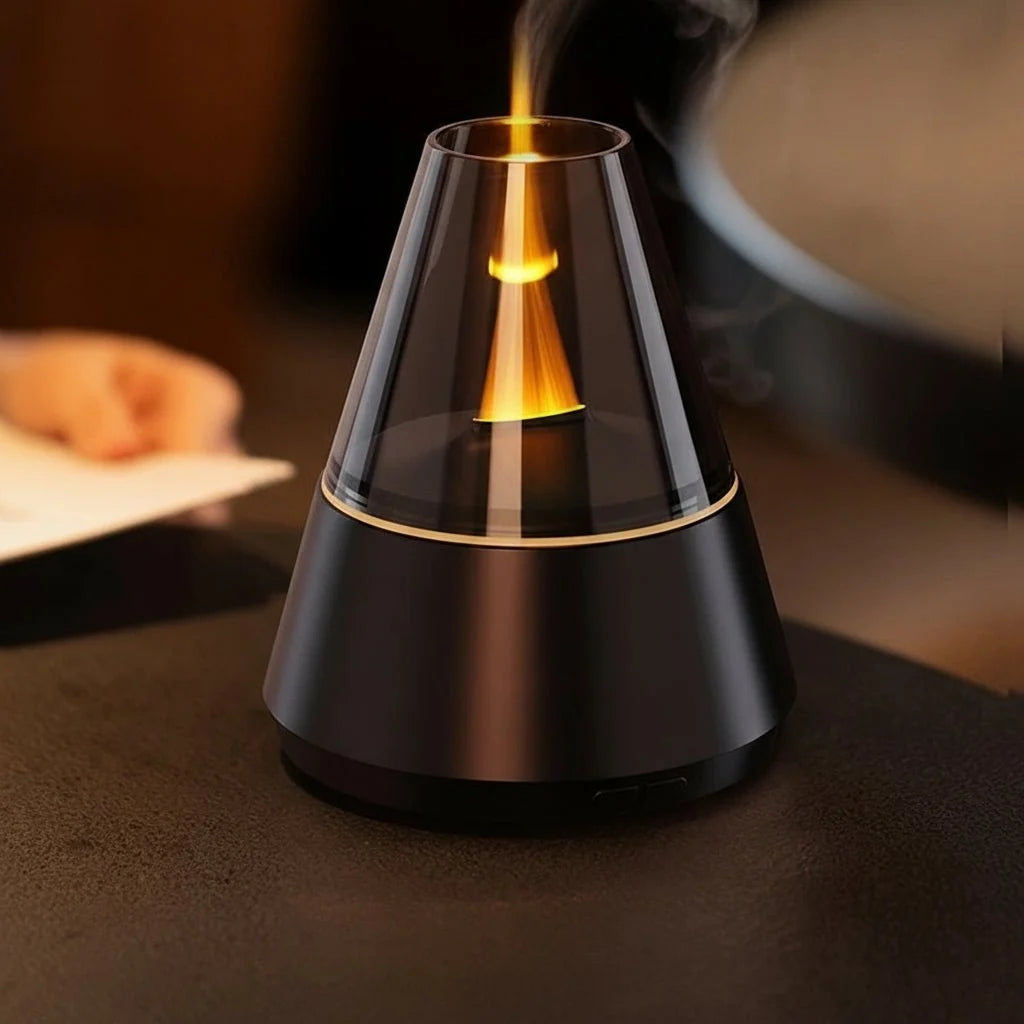 Essential Oil Diffuser Glass Natural Crystals 120ml