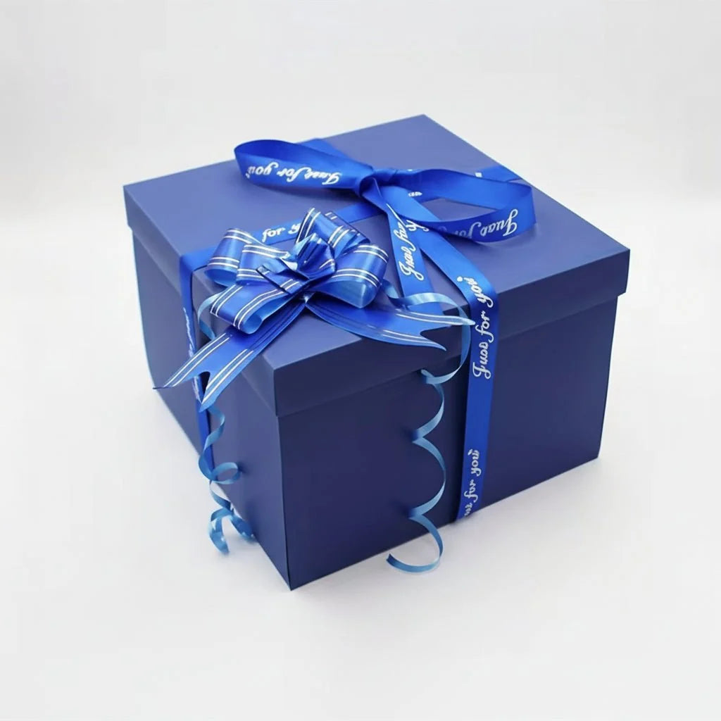 Explosion Gift Box Foldable Four-Panel Photo Display