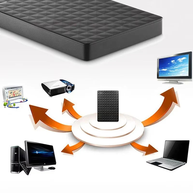 External Hard Drive 8TB USB 3.0 Portable Compact Design