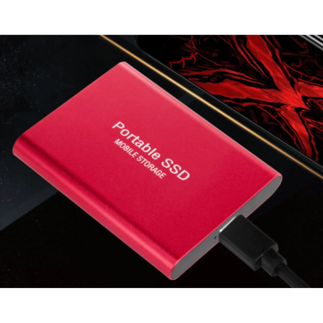 External SSD 2 TB USB-C Fast Transfer Shock-Resistant Design