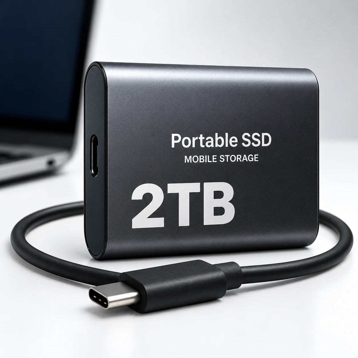 External SSD Portable USB-C 2TB Up to 1050 MB/s