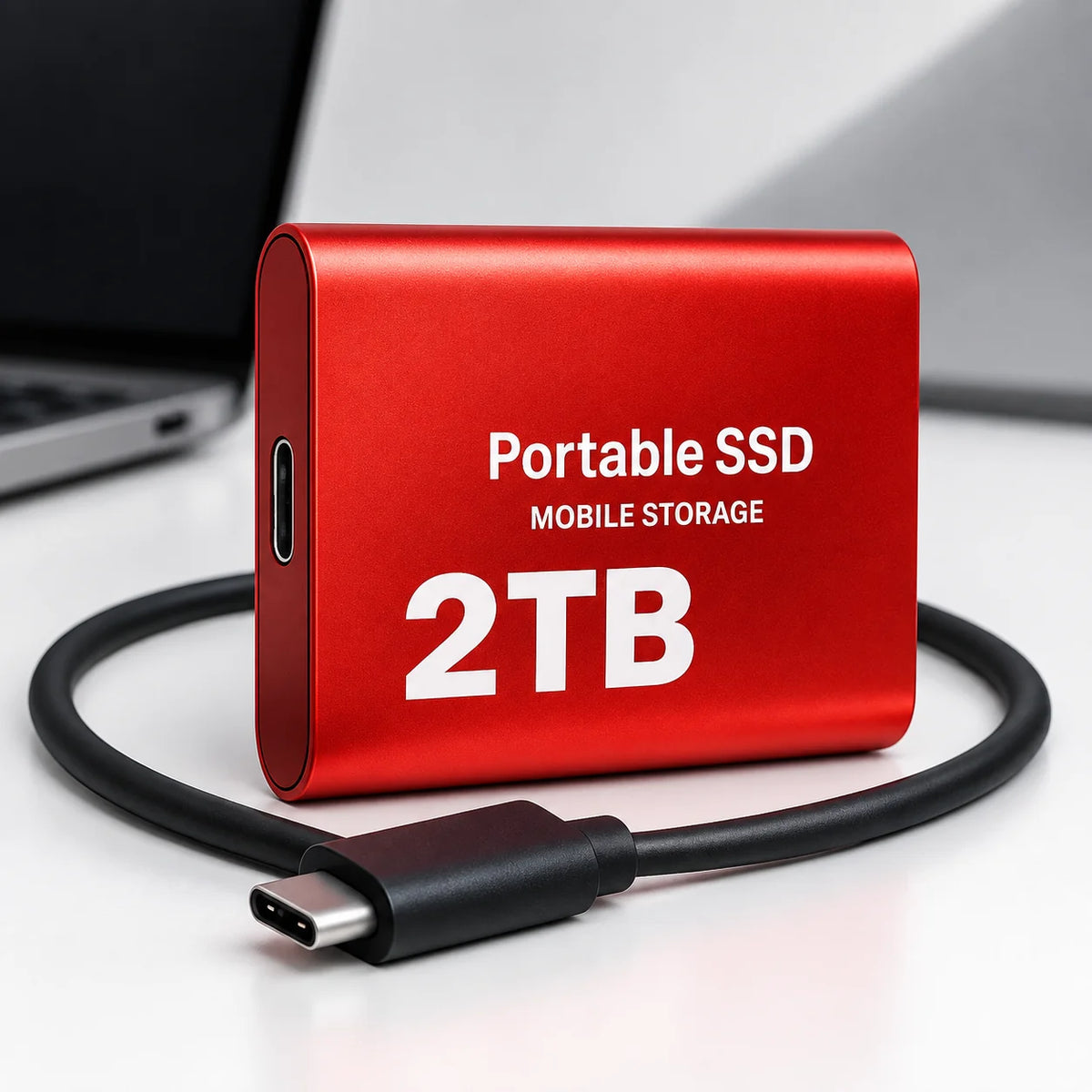 External SSD Portable USB-C 2TB Up to 1050 MB/s