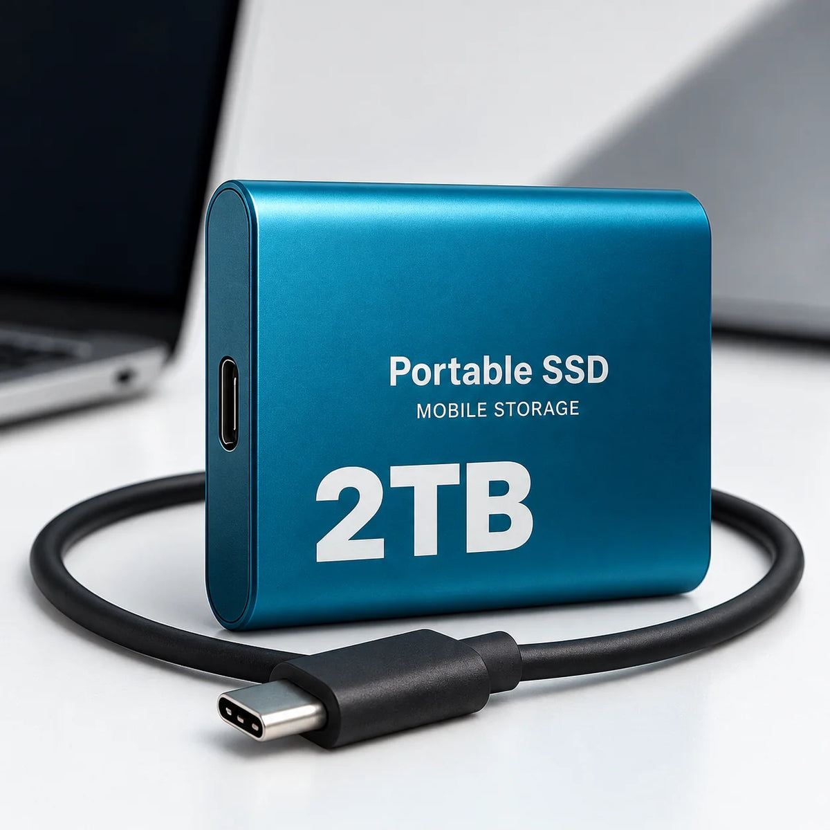 External SSD Portable USB-C 2TB Up to 1050 MB/s