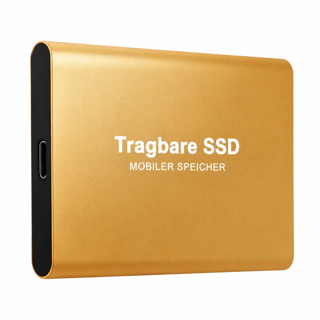 External SSD Rugged Shock-Resistant Fast USB-C
