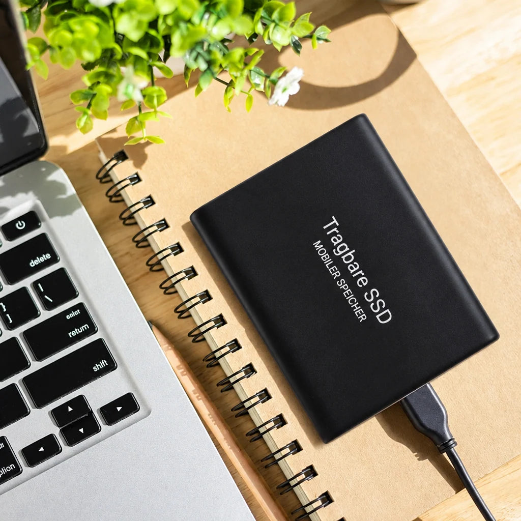 External SSD Rugged Shock-Resistant Fast USB-C